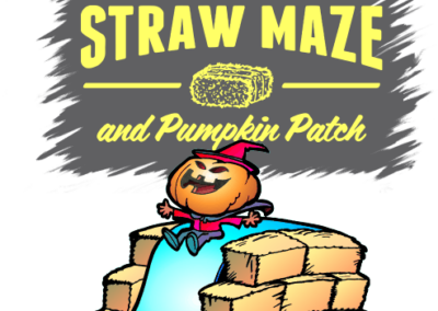 The Burley Straw Maze and Pumpkin Patch